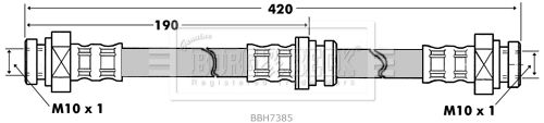 BORG & BECK Тормозной шланг BBH7385